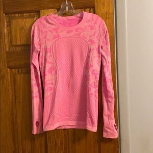 Lululemon Pink long sleeve